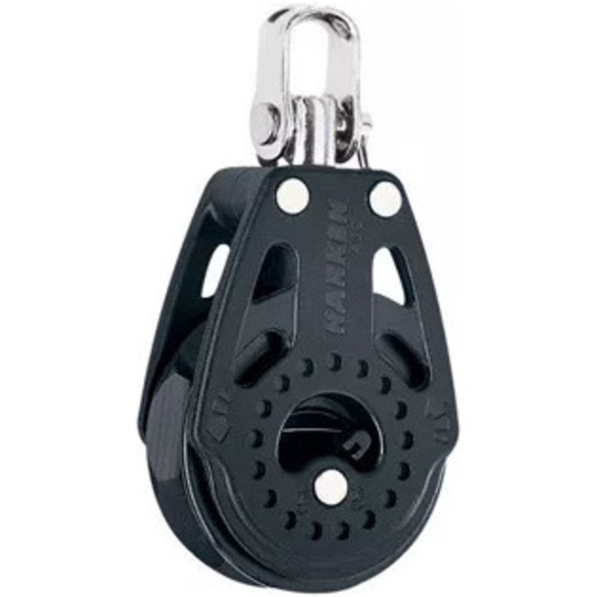 Harken 40mm Carbo Single Ratchet Block w/Swivel  Becket [2609]